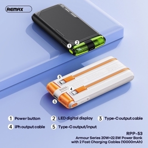 Sạc dự phòng Remax RPP-53 10000mah