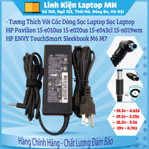 Sạc Laptop HP 19.5V-3.33A