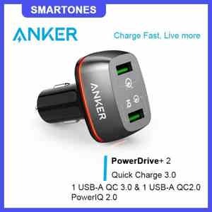 Sạc ô tô Anker PowerDrive+ 2 QC 3.0 A2224  - 2 cổng, 42W