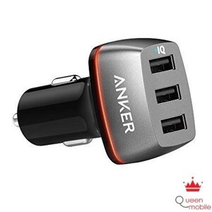 Sạc ô tô Anker PowerDrive+ 3 A2231  - 3 cổng, 36W