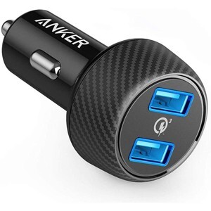 Sạc ô tô Anker Quick Charge 3.0 A2228 - 2 cổng, 39W