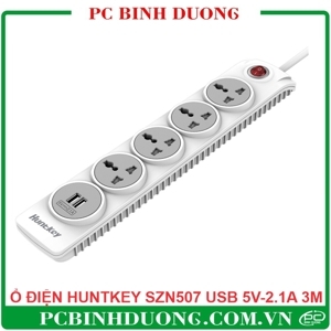 Sạc ô tô Huntkey 5V 2.1A dành cho Pod/iPhone/iPad (kèm cable )