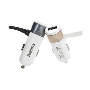 Sạc ô tô Remax Car Charger With 2 in 1 Cable Fast 8 RCC102