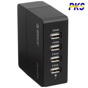 Sạc thiết bị di động 4 cổng USB ORICO DCA-4U