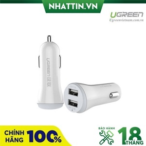 Sạc trên ô tô 2 cổng USB Ugreen UG-20393