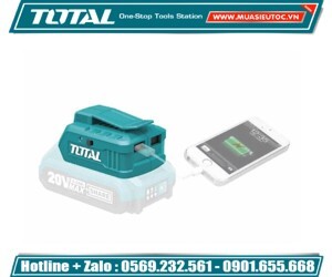 Sạc USB Lithium 20v Total TUCLI2001