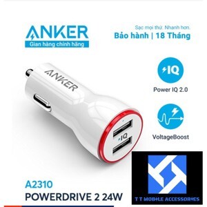 Sạc xe hơi Anker A2310 - 24W