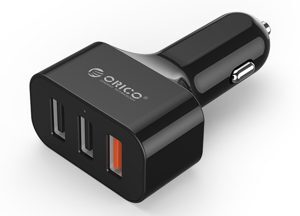 Sạc xe hơi USB 3 cổng 2.4A ORICO UCH-Q3