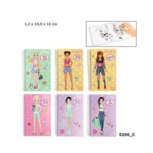 Sách hình dán stickers thiết kế thời trang trang phục Topmodel