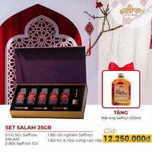 Saffron SaLam 25 Gram – Hộp quà tặng cao cấp