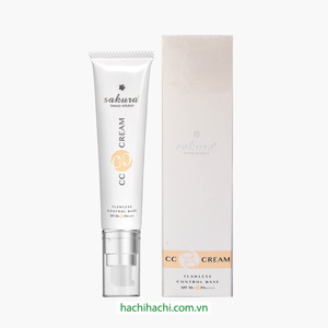 Kem dưỡng da trang điểm đa năng Sakura CC Cream SPF 50 PA+++