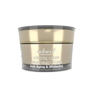 Kem trắng da ngừa lão hóa Sakura Crystal Clear Whitening Cream