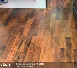 Sàn gỗ Căm Xe 600 x 90mm