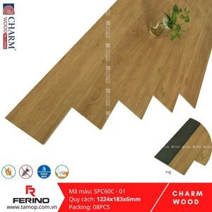 Sàn gỗ Charm Wood SPC 01 (6mm)