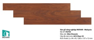 Sàn gỗ công nghiệp Inovar VG 703 Glen Doussie
