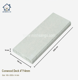 Sàn gỗ Conwood Deck 4″/14mm