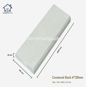 Sàn gỗ Conwood Deck 4”/25mm