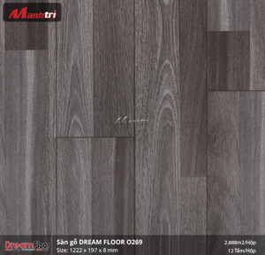 Sàn gỗ cốt xanh Malaysia Dream Floor O269