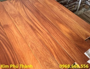 Sàn gỗ Gõ Đỏ Nam Phi 18x120x750mm