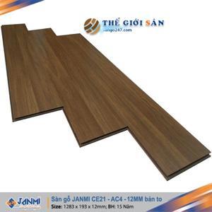 Sàn gỗ Janmi CE21 - 12mm