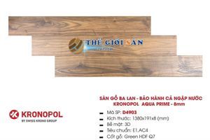 Sàn gỗ Kronopol Aqua D4903 - 8mm