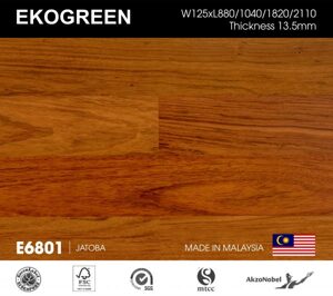 Sàn gỗ kỹ thuật Ekogreen E6801