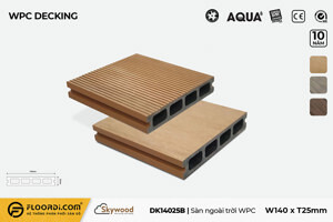 Sàn gỗ ngoài trời WPC Skywood B.Teak DK14025D