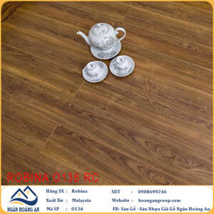 Sàn gỗ Robina O136 (8mm bản nhỏ)