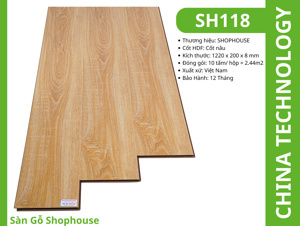 Sàn gỗ ShopHouse SH118