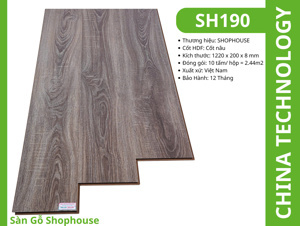 Sàn gỗ ShopHouse SH190