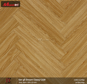 Sàn gỗ xương cá Dream Classy C220
