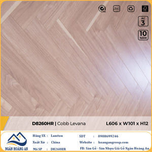 Sàn gỗ xương cá Lamton D8260HR Cobb Levana