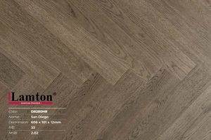 Sàn gỗ xương cá Lamton D8280HR San Diego