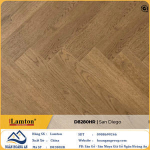 Sàn gỗ xương cá Lamton D8280HR San Diego