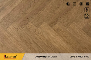 Sàn gỗ xương cá Lamton D8280HR San Diego