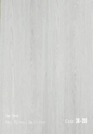 Sàn nhựa 3K Vinyl 3K200 dày 2mm