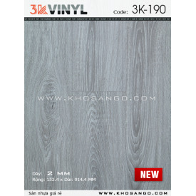 Sàn nhựa 3K Vinyl K190