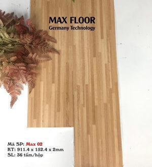 Sàn nhựa bóc dán giả gỗ Max02