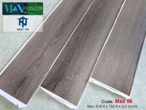 Sàn nhựa bóc dán giả gỗ Max06