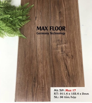 Sàn nhựa bóc dán giả gỗ Max17