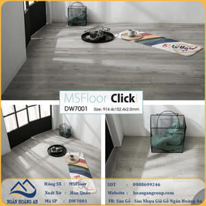 Sàn nhựa dán keo MSFloor DW7001