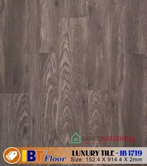 Sàn nhựa dán keo vân gỗ IBT Floor IB 1719