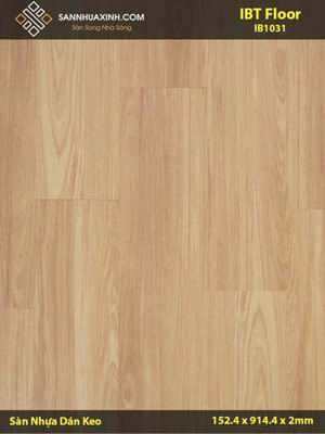 Sàn nhựa dán keo vân gỗ IBT Floor IB 1031
