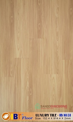 Sàn nhựa dán keo vân gỗ IBT Floor IB 1031