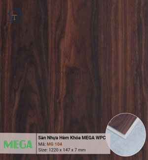 Sàn nhựa hèm khóa Mega MG-104