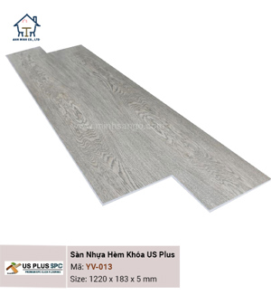 Sàn nhựa hèm khóa US Plus SPC YV-013