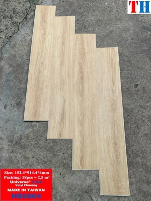 Sàn nhựa hèm khóa vân gỗ Decor HS8004
