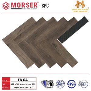Sàn nhựa lót xương cá Morser SPC FB04