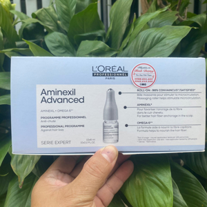 Sản phẩm giúp giảm rụng tóc Loreal Aminexil Advanced Omega 6 6ml