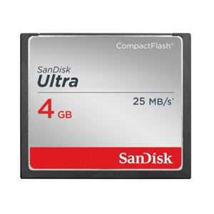 SanDisk CompactFlash ultra 25MB/s 4Gb